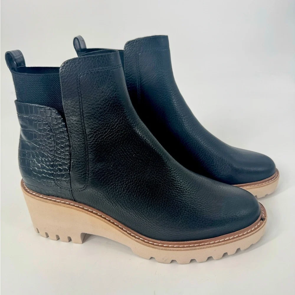 Dolce Vita Rielle Chelsea Boot Black Leather